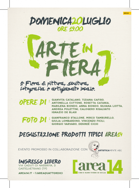 Are 14 locandina Arte in fiera