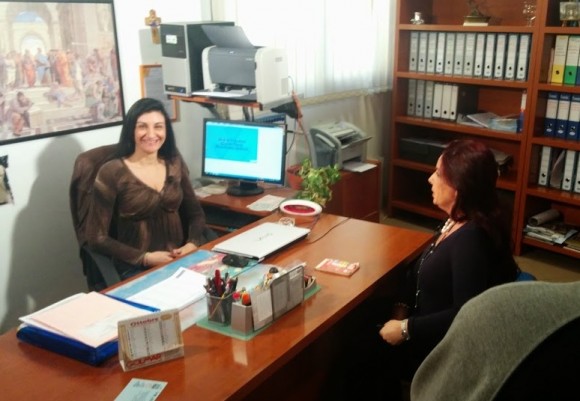 Elena Ferraro con Maria Grazia Mazzola